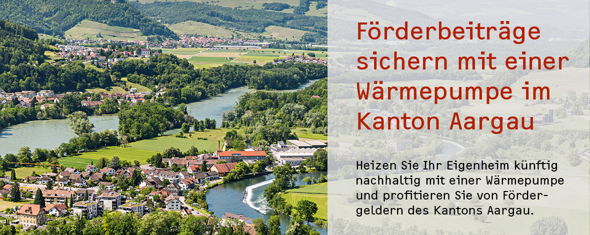 Forderung Warmepumpen Aargau