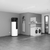 Durch die schlanke Bauweise und das ästhetische Design passt die Warmwasser-Wärmepumpe WWK-I Plus von STIEBEL ELTRON in jeden Aufstellungsraum.