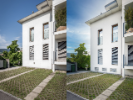 Façade avant et après