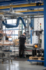 Tutte le fasi di lavoro vengono svolte nel capannone di produzione