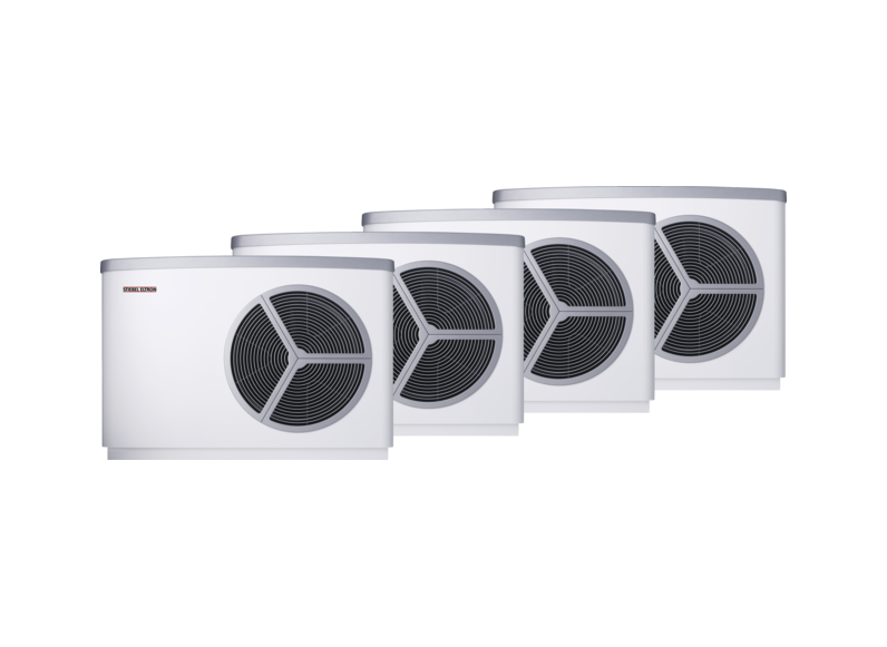 STIEBEL ELTRON Luft-Wasser-Wärmepumpen WP-Kaskadenset mit 4 x WPL 25 A (52 kW)