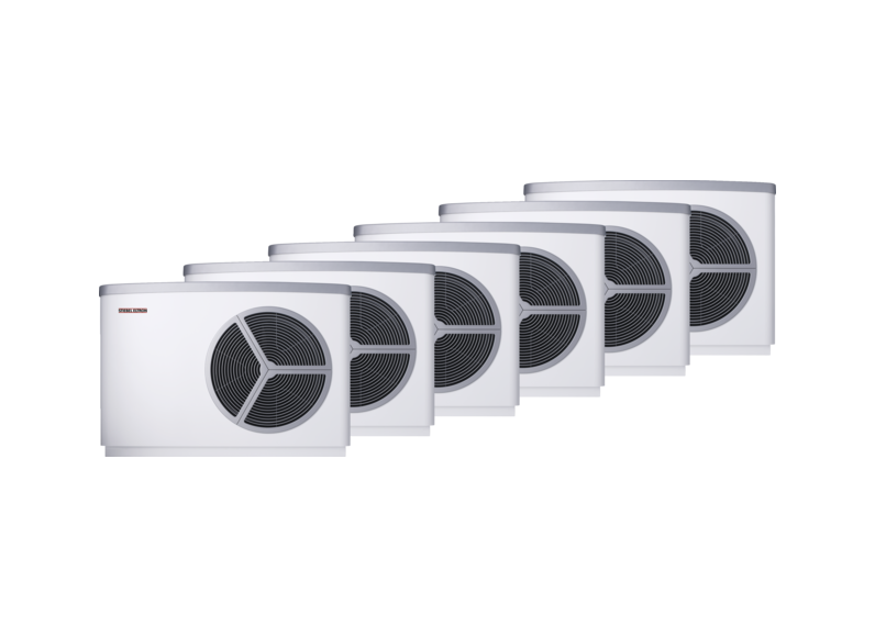 STIEBEL ELTRON Luft-Wasser-Wärmepumpen WP-Kaskadenset mit 6 x WPL 25 A (78 kW)