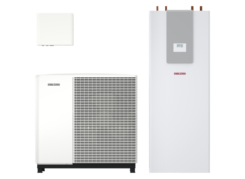 STIEBEL ELTRON Pompes &agrave; chaleur air-eau WPL-A 10.2 W Plus HK 400 + HSBC 300