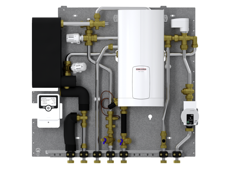 STIEBEL ELTRON Satellite d'utenza acqua sanitaria e riscaldamento con post-riscaldamento elettrico WS-DUO-E Premium S