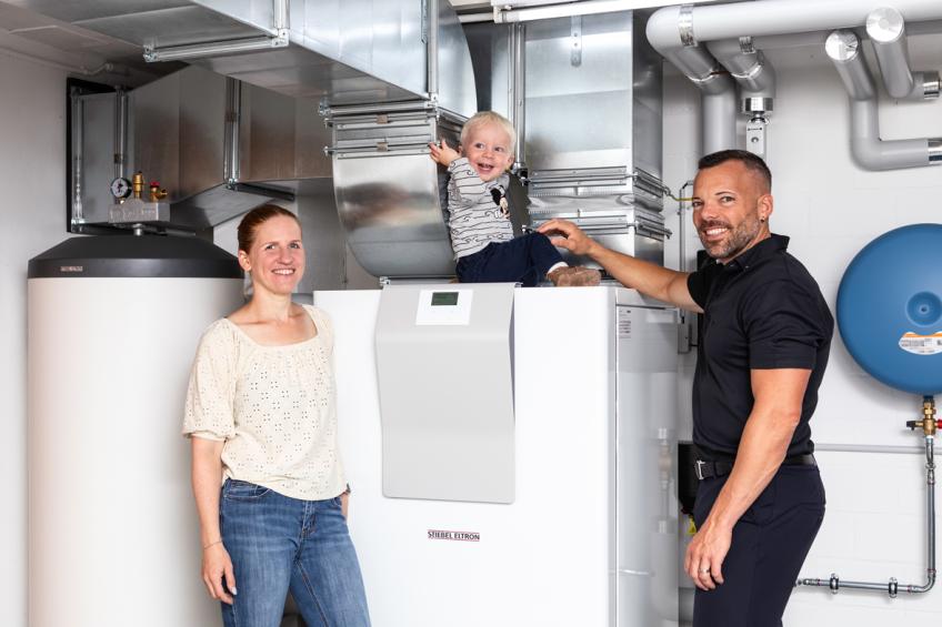 «Siamo davvero molto soddisfatti della pompa di calore di STIEBEL ELTRON.» Christoph Stillhard, responsabile vendite di STIEBEL ELTRON per la regione centrale
